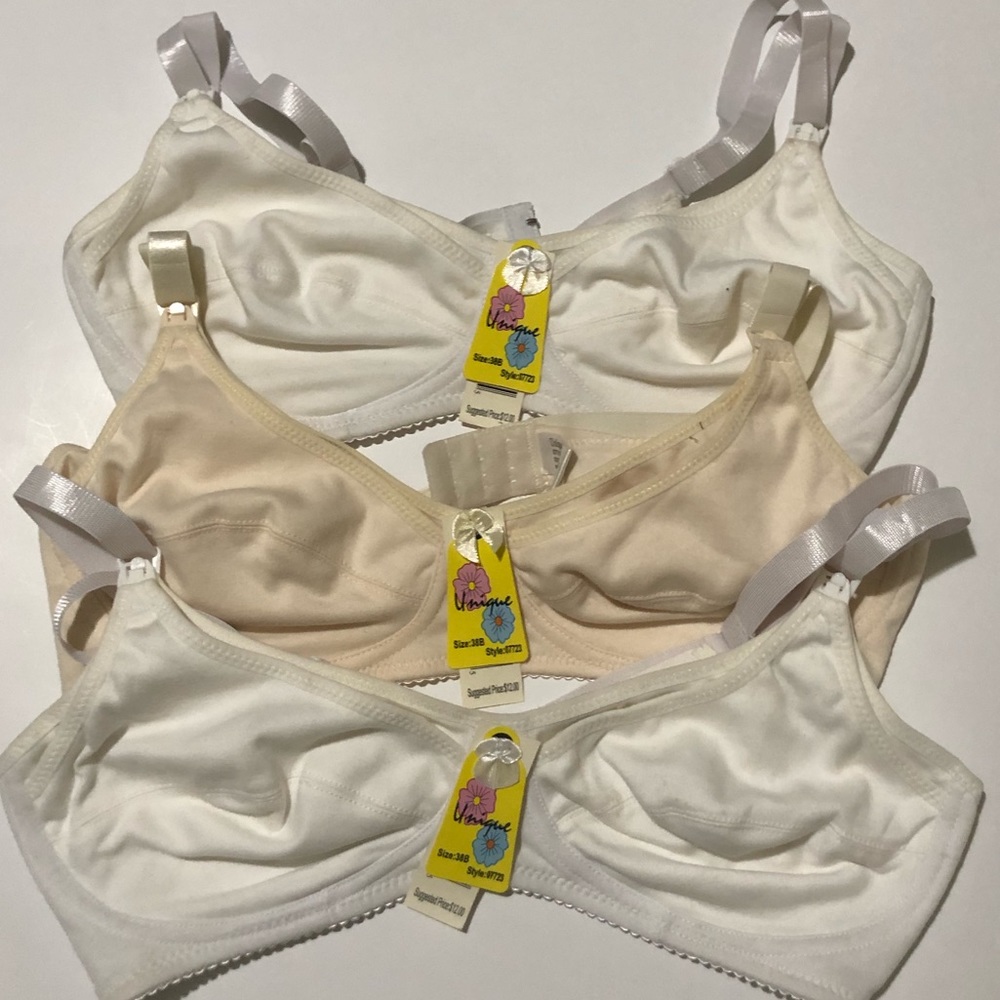 Set of 3 Unique Maternity Bras Size 38B